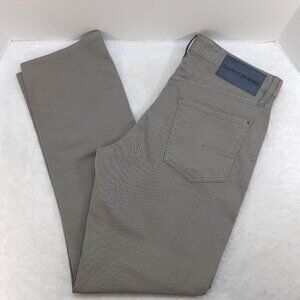 Calvin Klein Jeans Mens 34x34 Gray-Green CKJ035 Straight Denim 5 Pocket Classic
